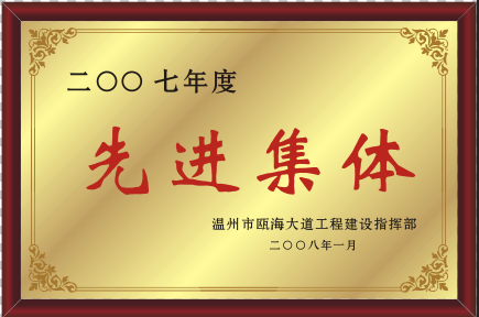 2008年度先進(jìn)集體